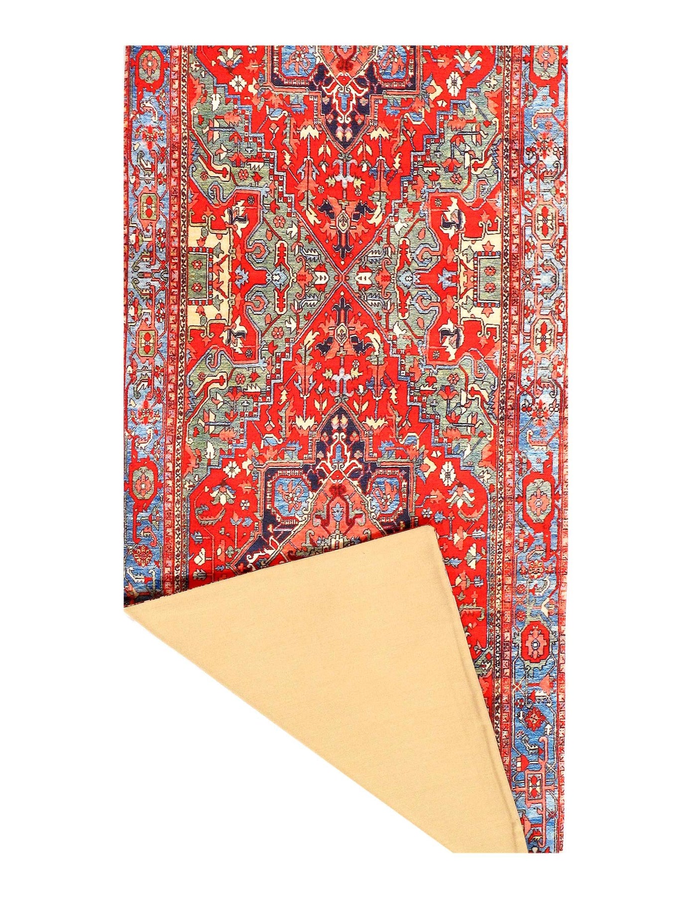Canvello Serapi Design Velvet table cloth - 1'3'' X 3'11''