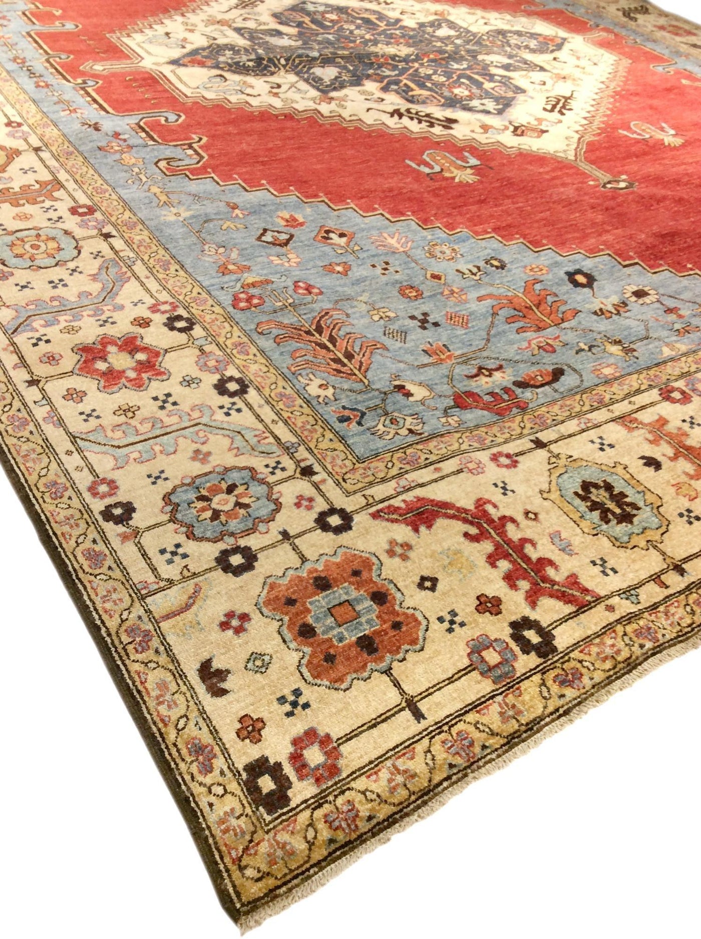 Canvello Serapi Hand-Knotted Lamb's Wool Area Rug-12'2" X 15'2"