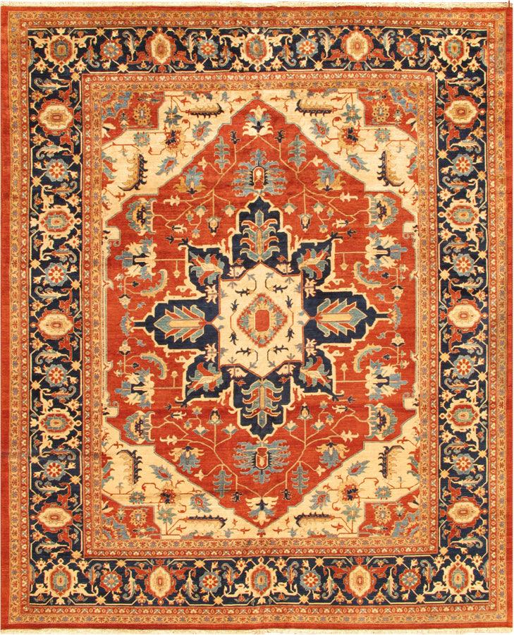 Canvello Serapi Hand - Knotted Lamb's Wool Area Rug - 12'3" X 14'9" - Canvello