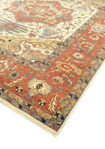 Canvello Serapi Hand - Knotted Lamb's Wool Area Rug - 8'1" X 10'1" - Canvello