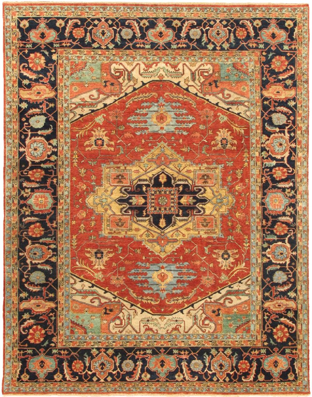 Canvello Serapi Hand - Knotted Lamb's Wool Area Rug - 9'10" X 15'7" - Canvello