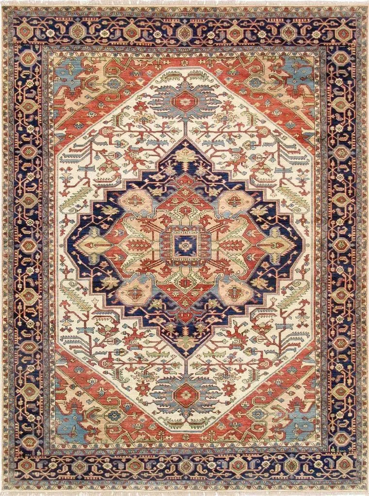 Canvello Serapi Hand-Knotted Wool Area Rug - 10' X 10'3"