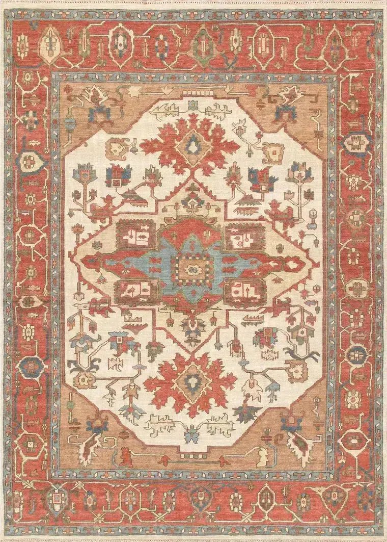 Canvello Serapi Hand - Knotted Wool Area Rug - 11'8" X 14'10" - Canvello