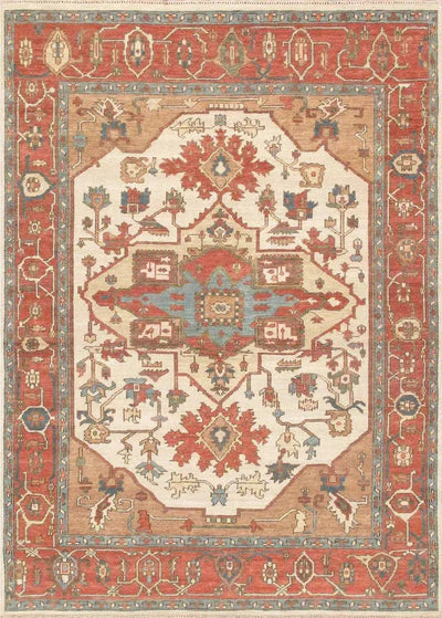 Canvello Serapi Hand - Knotted Wool Area Rug - 8'10" X 11'9" - Canvello