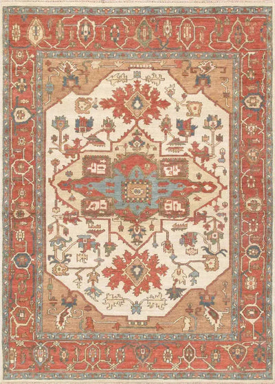 Canvello Serapi Hand-Knotted Wool Area Rug - 9'8" X 13'10"