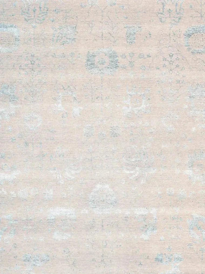 Canvello Silk & Wool Transitional Area Rug - 8'11" X 11'8"