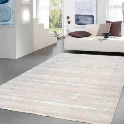 Canvello Silk & Wool Transitional Area Rug - 8'11" X 11'8"