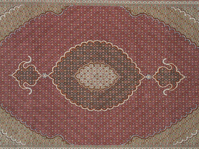 Canvello Silk & Wool Area Tabriz Rug - 6'7" X 9'9" - Canvello