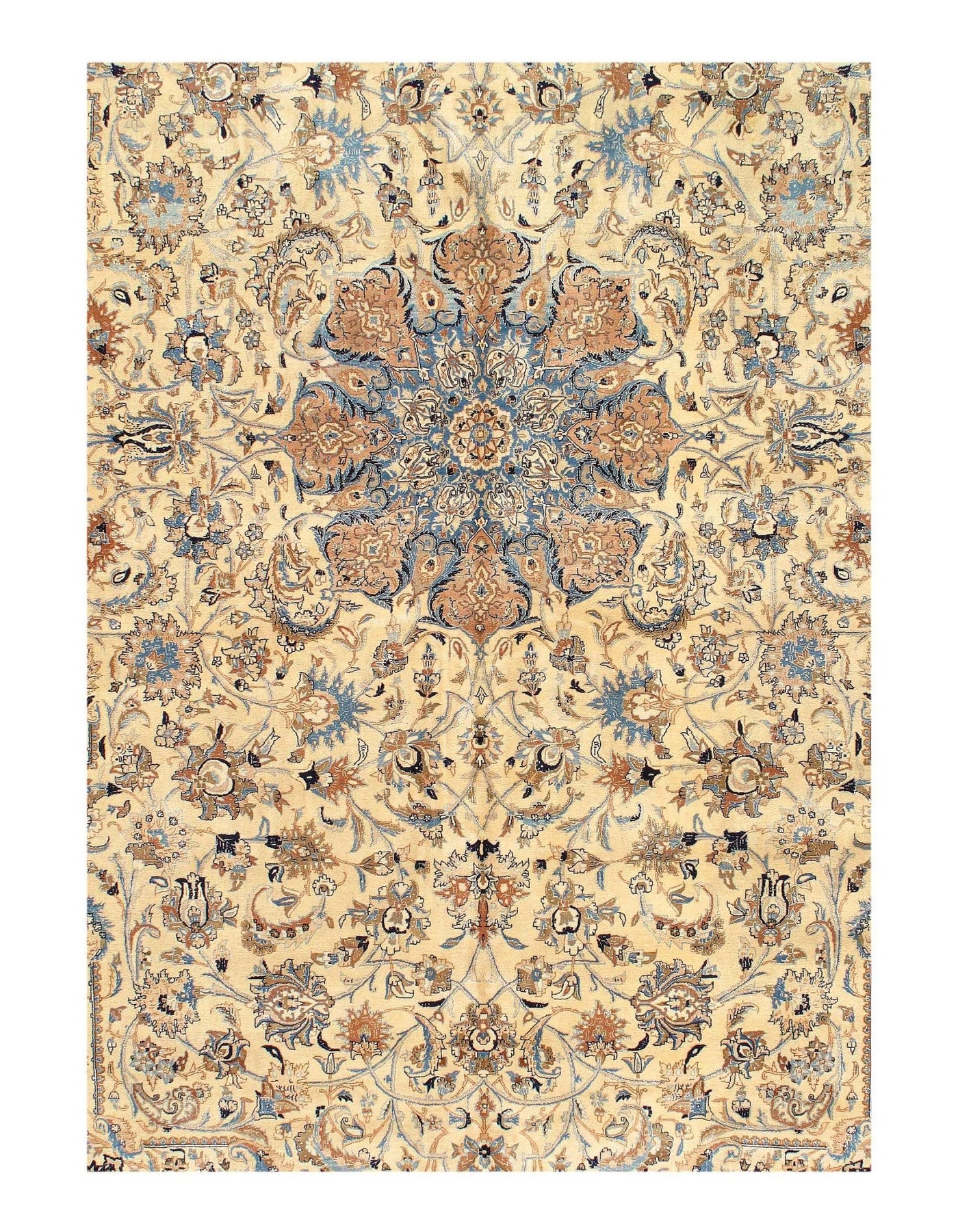 Canvello Silk & wool Silkroad Nain Rugs - 10'3'' X 14'11'' - Canvello