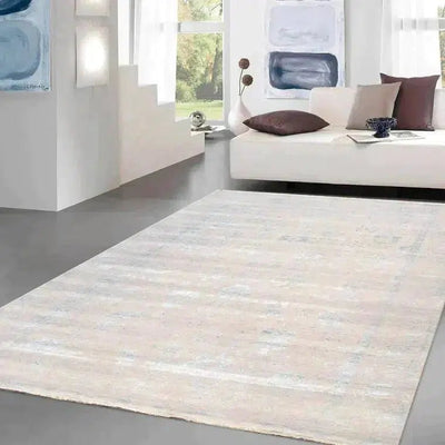 Canvello Silk & Wool Transitional Area Rug - 8'11" X 11'8" - Canvello