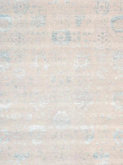 Canvello Silk & Wool Transitional Area Rug - 8'11" X 11'8" - Canvello