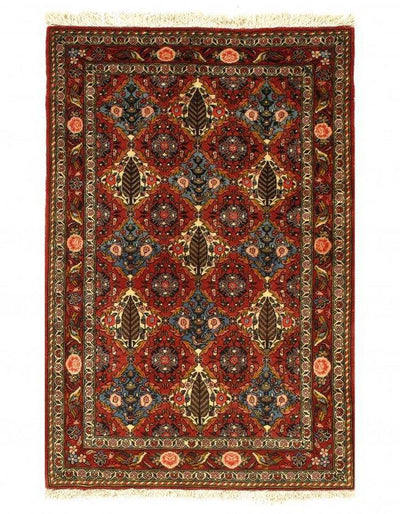 Canvello Silkroad Antique Bakhtiari Rust Rug - 3'3" x 5'2" - Canvello