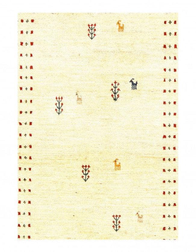 Canvello Silkroad Antique Gabbeh Rug - 3'6" X 4'10" - Canvello