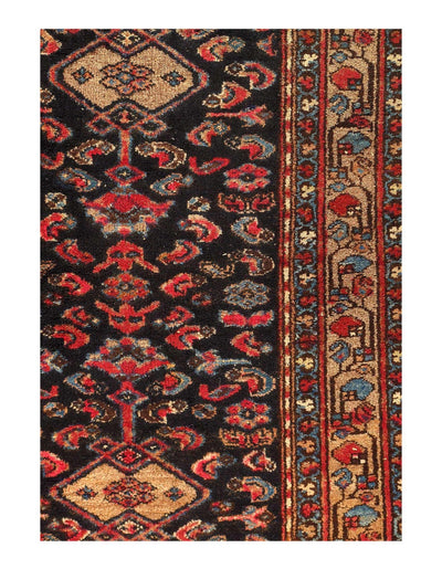 Canvello Silkroad Antique Hamadan Rug - 3'5'' X 6'8'' - Canvello