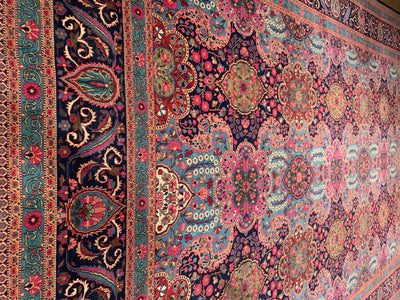 Canvello Persian Antique Kashan Rugs - 9'9'' X 13'4''