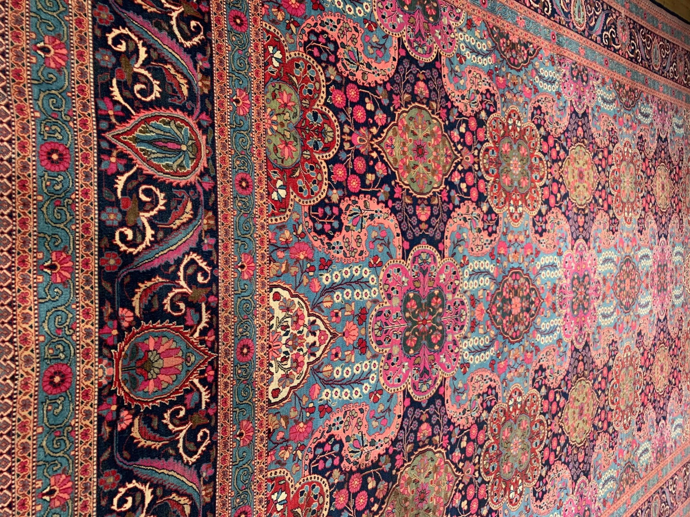 Canvello Silkroad Antique Kashan Rugs - 9'9'' X 13'4'' - Canvello