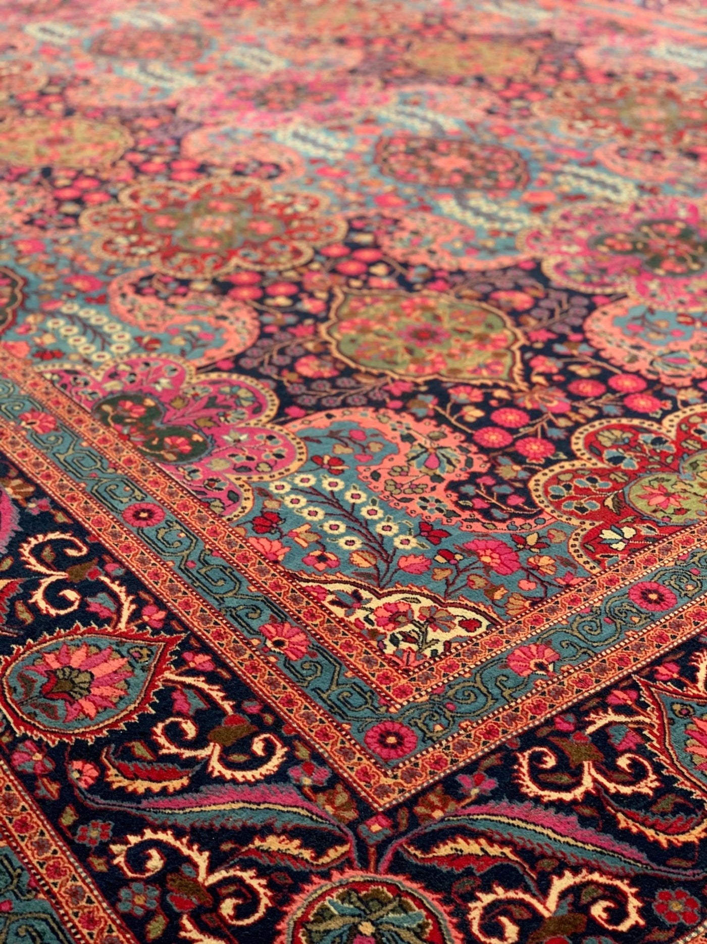 Canvello Silkroad Antique Kashan Rugs - 9'9'' X 13'4'' - Canvello