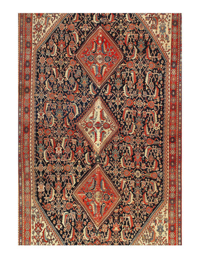 Canvello Persian Antique Large Living Room Rug - 4'7'' X 8'3''
