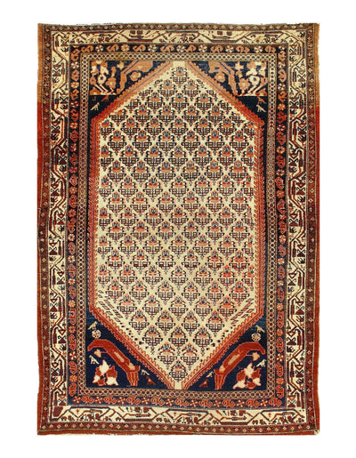 Canvello Silkroad Antique Malayer Rug - 4'3" X 6'4" - Canvello