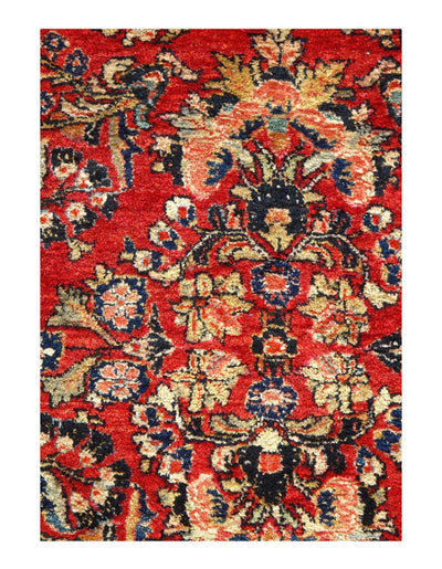 Canvello Silkroad Antique Sarouk Handmade Rugs - 8'9'' X 11'11'' - Canvello