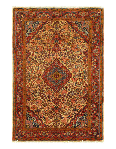 Canvello Silkroad Antique Sarouk Rug - 3′7″ × 5′1″ - Canvello