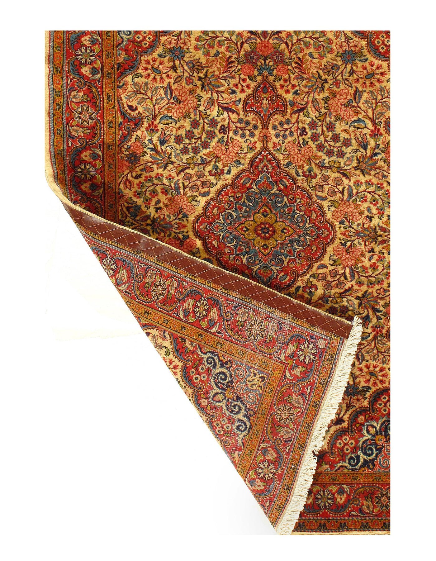 Canvello Persian Antique Sarouk Rug - 3′7″ × 5′1″