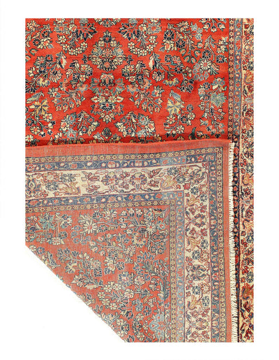 Canvello Silkroad Antique Sarouk Rug - 6'3'' X 9'4'' - Canvello