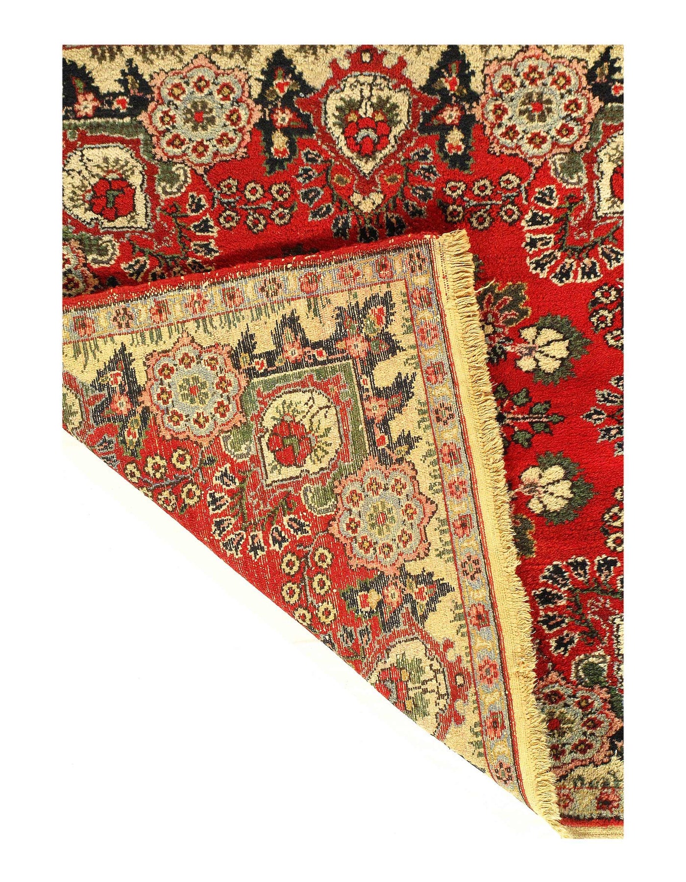 Canvello Persian Antique Sarouk Square Rugs - 3'3'' X 3'3''