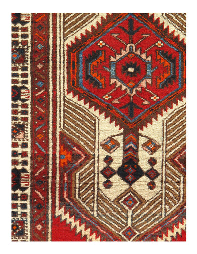 Canvello Persian Antique Serab Small Red Rug - 3' X 57''