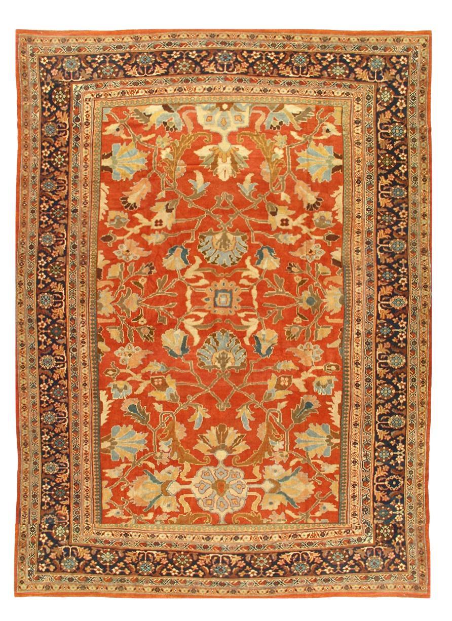 Canvello Persian Antique Sultanabad Rug - 10'3'' X 13'8''