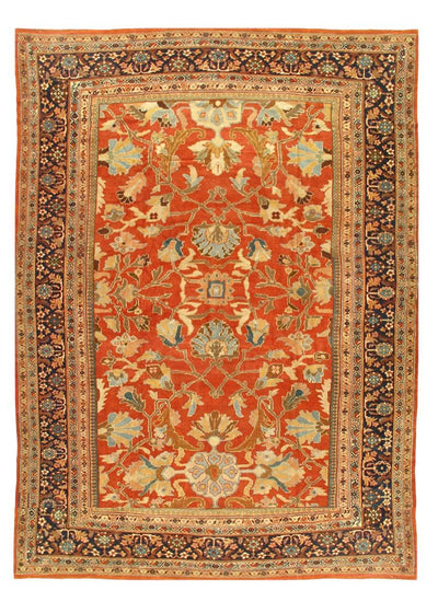 Canvello Silkroad Antique Sultanabad Rug - 10'3'' X 13'8'' - Canvello