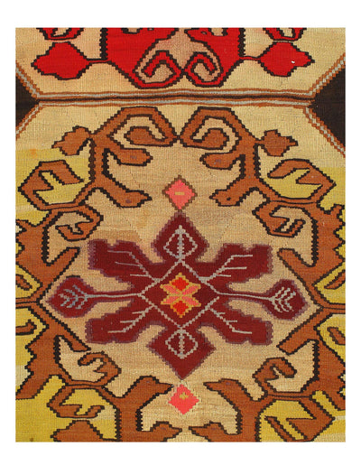 Canvello Persian Antique Vintage Kilim Rugs - 7'1'' X 13'2''