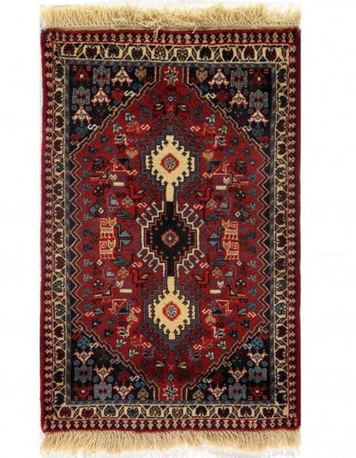 Canvello Silkroad Antique Vintage Red Rug - 2' X 3' - Canvello