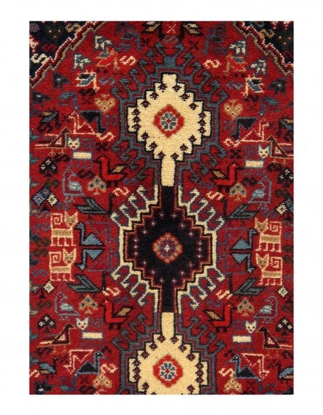 Canvello Persian Antique Vintage Red Rug - 2' X 3'