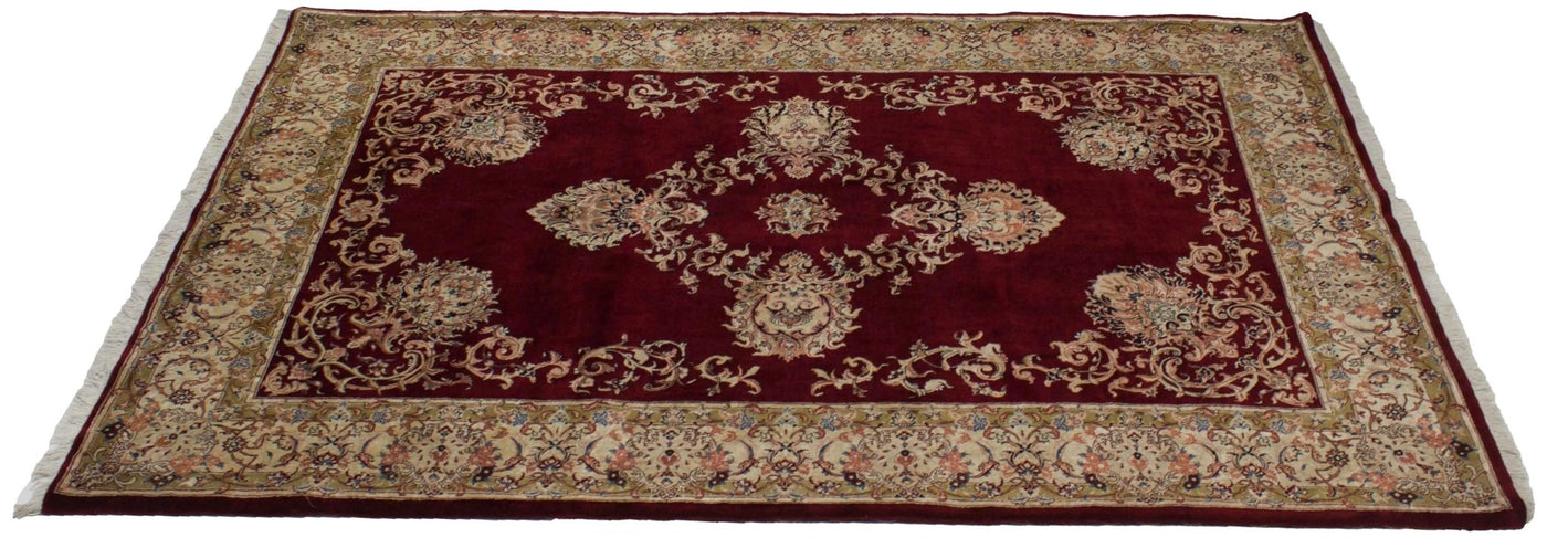 Canvello Silkroad Bidjar Burgundy Rug Living Room - 6'8'' X 10'3'' - Canvello