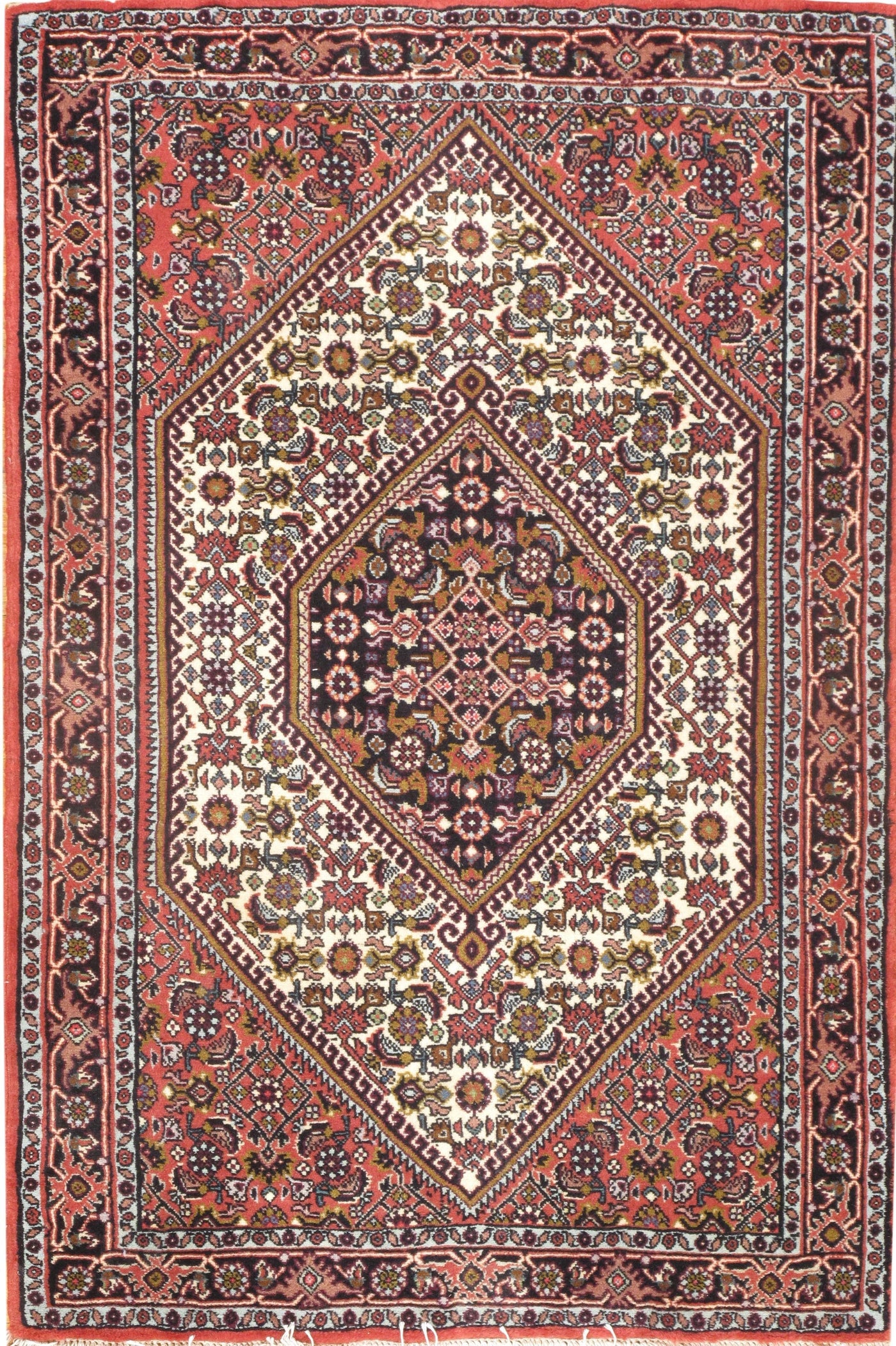 Persian Bidjar Hand-Knotted Rug - 2'4" x 3'7