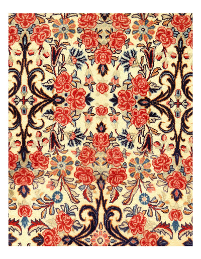 Canvello Silkroad Bidjar Modern Beige Rugs - 4' X 5' - Canvello