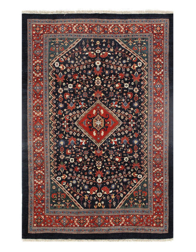 Canvello Silkroad Bidjar Modern Blue Area Rug - 6'1'' X 8'9'' - Canvello