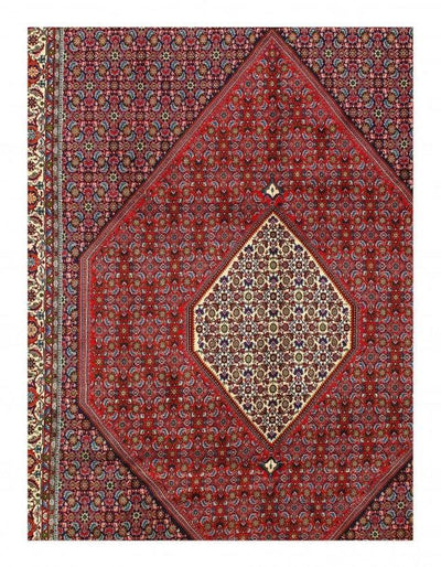 Canvello Silkroad Bidjar Modern Red Rug - 8'3'' X 11'6'' - Canvello