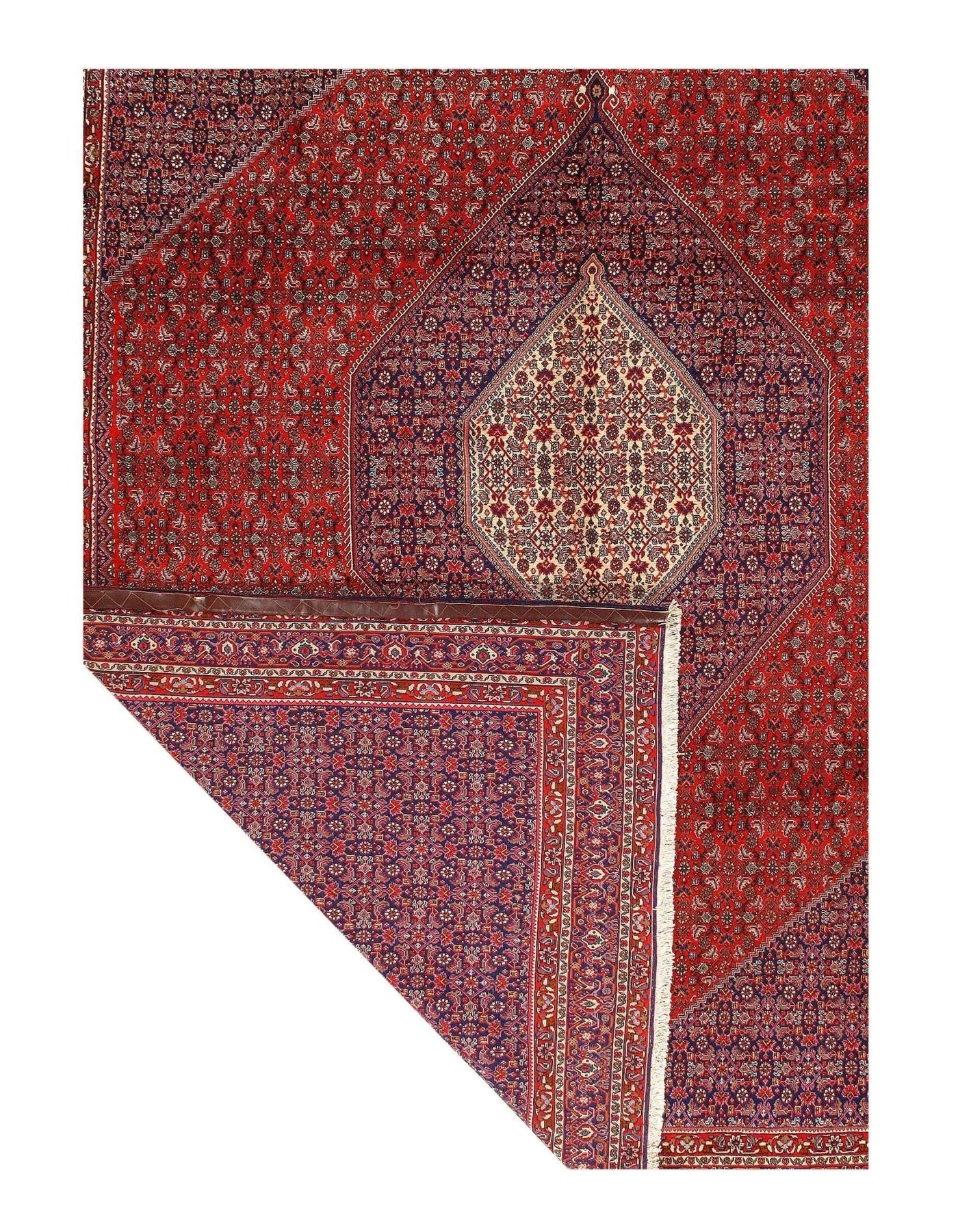 Canvello Silkroad Bidjar Sandy Brown Rugs - 10' X 13'3" - Canvello