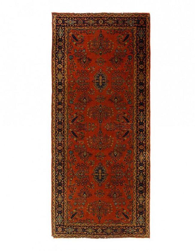 Canvello Silkroad Design Antique Sarouk Design Runner - 2'6'' X 5'8'' - Canvello