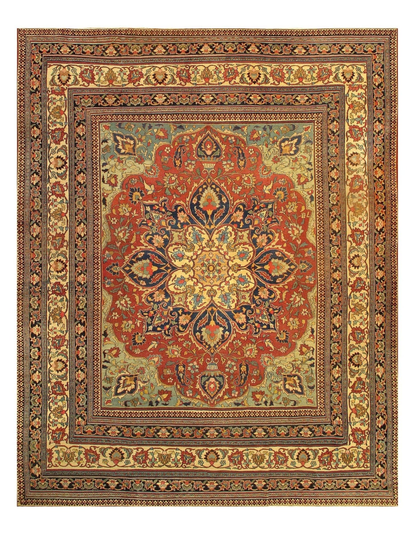 Canvello Silkroad Dorokhsh Mashad Rug - 10' X 13' - Canvello