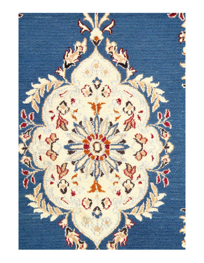Canvello Persian Fine Hand Knotted Nain Rug - 3'9'' X 6'2''