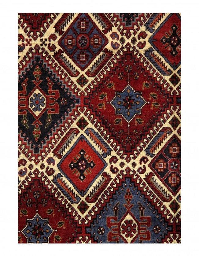 Canvello Silkroad Fine Hand Knotted Yalameh 6'7'' X 9'11'' - Canvello