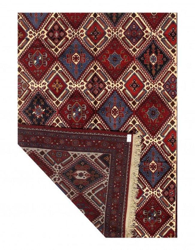 Canvello Silkroad Fine Hand Knotted Yalameh 6'7'' X 9'11'' - Canvello