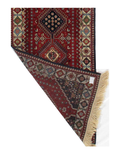 Canvello Silkroad Fine hand knotted Yalameh Runner 2'9'' X 12'5'' - Canvello