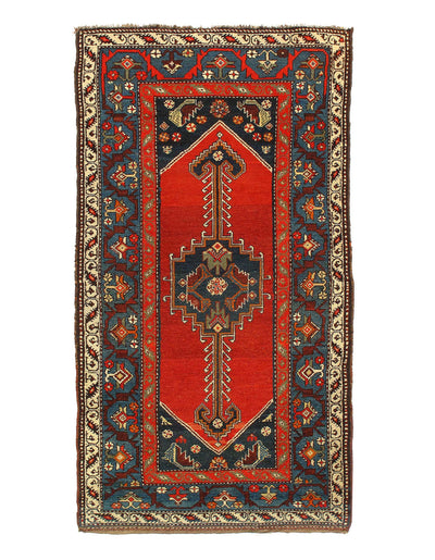 Canvello Persian Gray Rugs For Bedroom - 3'6'' X 6'8''