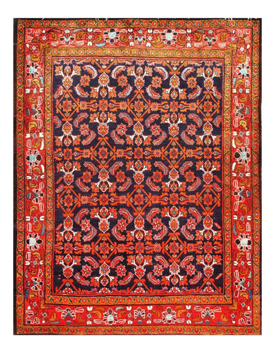 Canvello Silkroad Hamadan Blue Area Rugs - 5'3'' X 7'4'' - Canvello