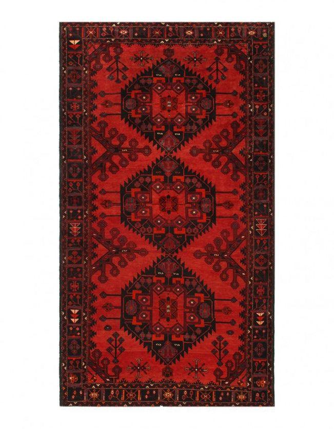 Canvello Silkroad Hamadan Red Vintage Rugs - 5'1'' X 9'5'' - Canvello