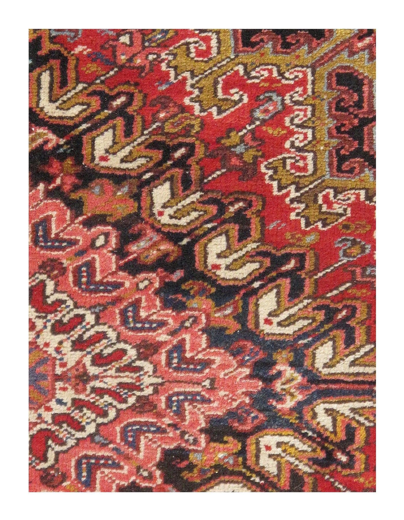 Canvello Persian Hand Knotted Antique Heriz Rug - 11'4" X 17'5"